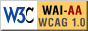 Level Double-A conformance icon, W3C-WAI Web Content Accessibility Guidelines 1.0